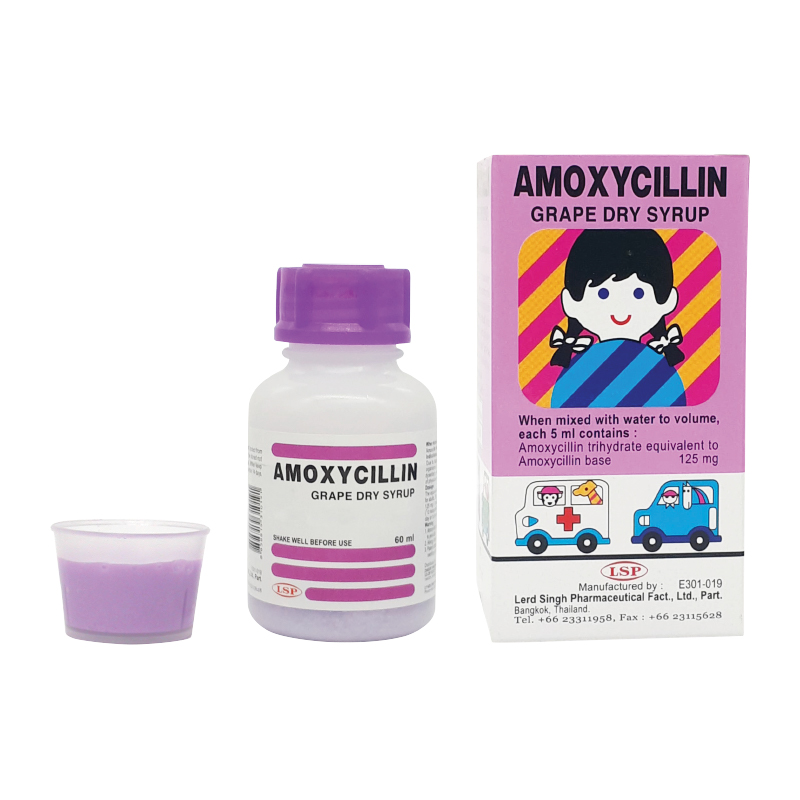 Amoxycillin Grape Dry Syrup