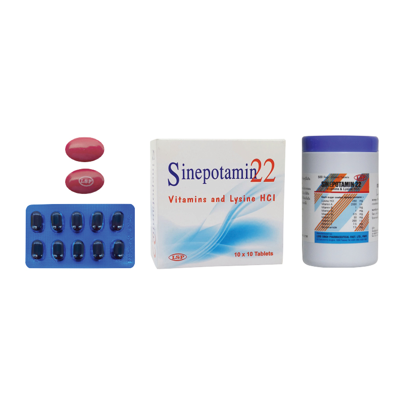 Sinepotamin 22 Tablets