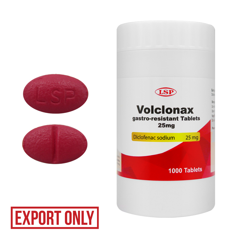 Volclonax gastro-resistant Tablets 25 mg